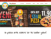Tablet Screenshot of lapizza.com.tr